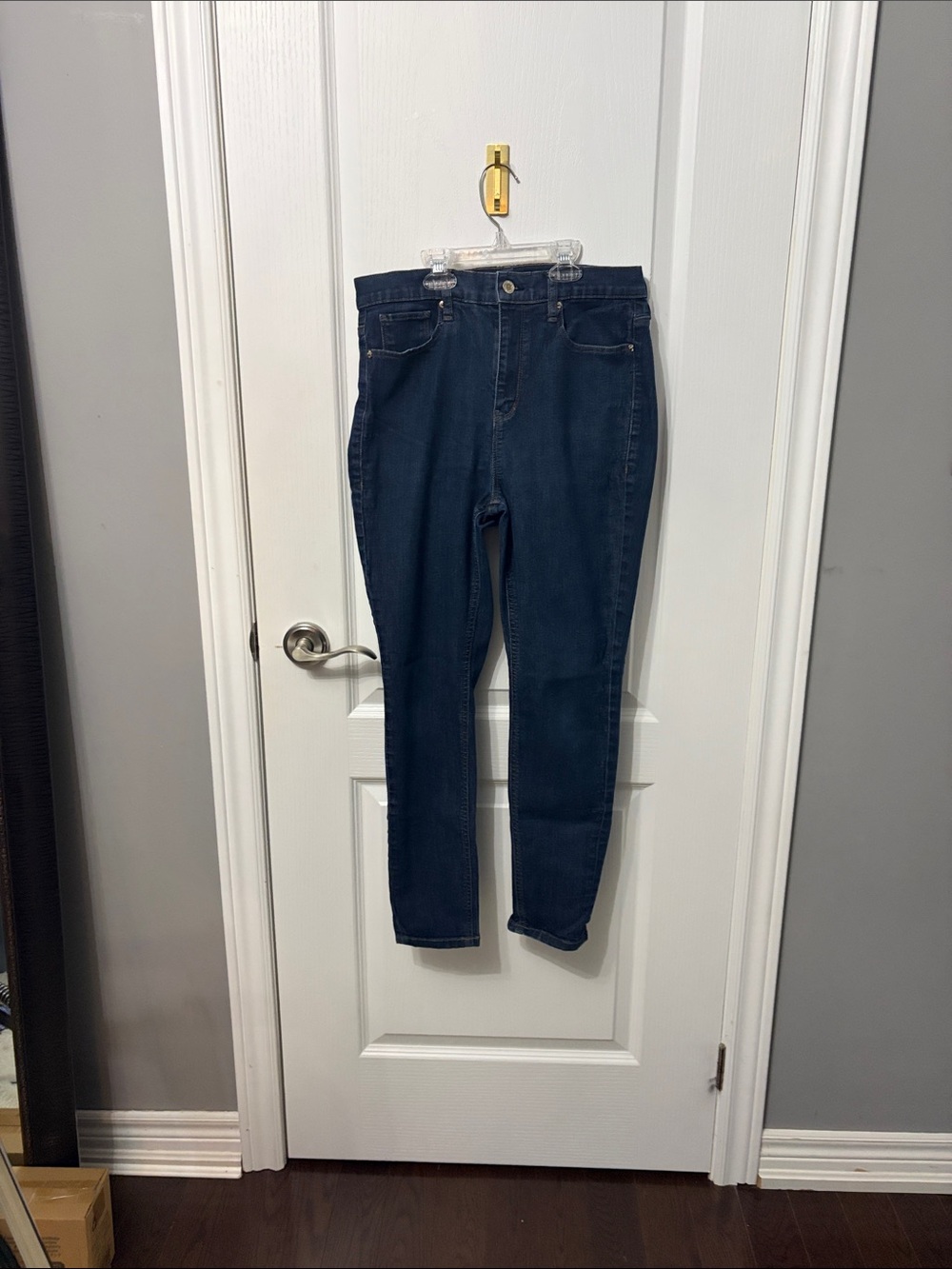 Women’s Dark Blue High-Rise Jeans
